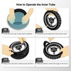 Amitor 10 x 2 E Scooter Hose, 10 Inch Hose,