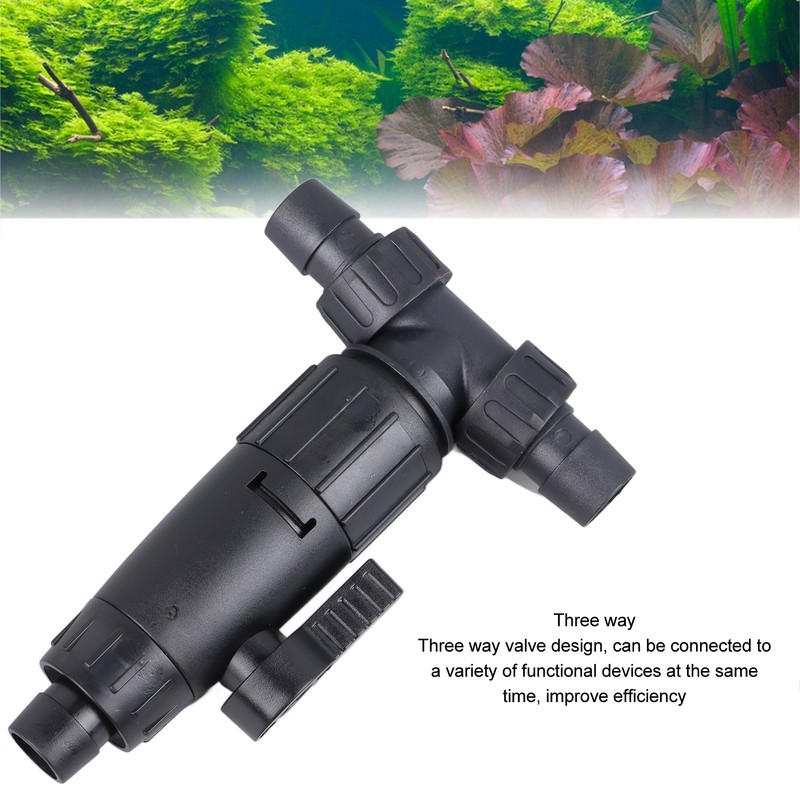 Aquarium Water Change Valve 3 Way Water Flow Control Valve