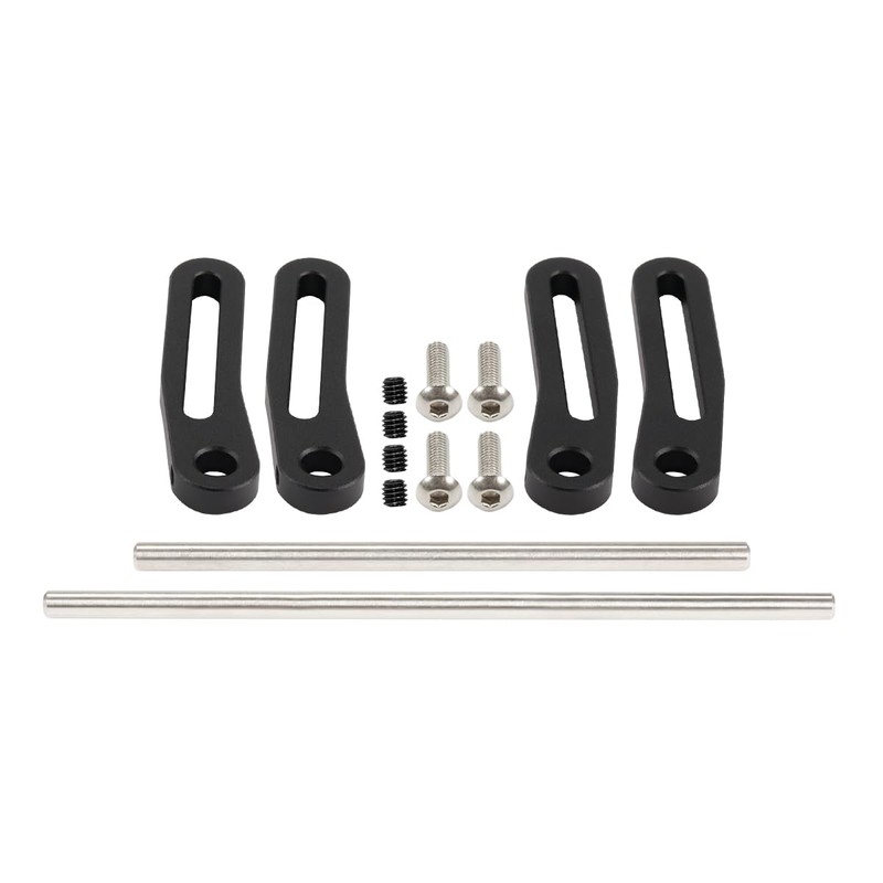 Aluminum CNC Modular Bumper Set for 1/10 RC Crawler Chassis