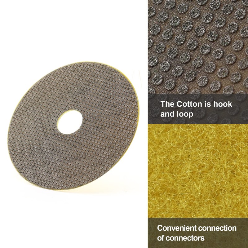 4" Electroplated Diamond Polishing Pads 200 Grit - Wet Dry