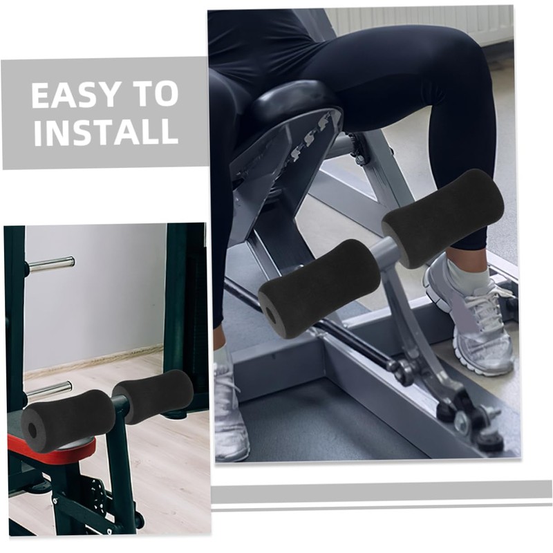 BIUDECO Replacement Foot Pads Rollers for Gym 4pcs Foam Covers