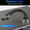 Togconn RCA Extension Cable, 2RCA Male to 2 RCA Female