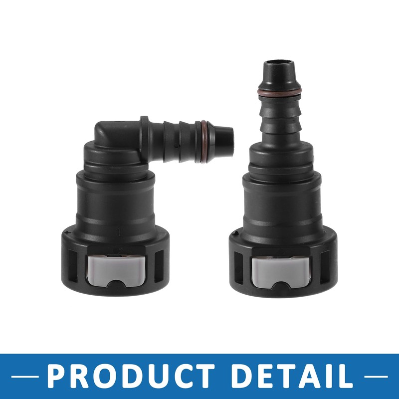 A ABSOPRO Fuel Line Hose Connector 15/32" 11.8mm SAE to