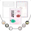 10 PCS Clear Envelope Pouch 7 X 5 Inch Clear