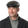 Lierys Nappa Leather Flat Cap Men's Cap - Leather Cap
