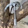 Grappling Hook Stainless Steel Claw Carabiner for Outdoor Survival Underwater