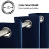 NANWEI Cortinas Blackout con Aislamiento Térmico para Estar/Recámara Ventana, con