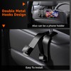 Geyrut Headrest Hooks For Car, Multifunctional Purse Hook Leather Seat