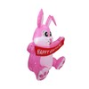 Lighted Inflatable Easter Bunny Easter Blow Up Rabbit with Built