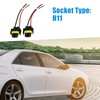 A ABSOPRO H11 Car Headlight Socket Wiring Harness Bulb Holder