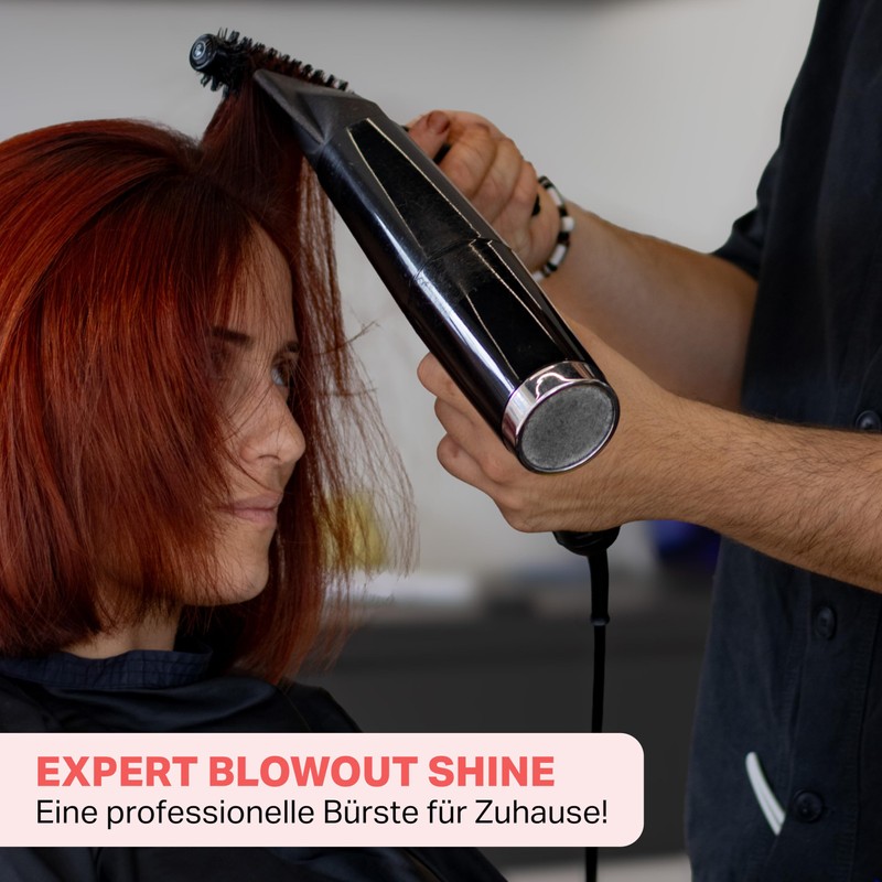 Olivia Garden Expert Blowout Shine - Black - 20 -