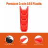 necar2020 Red Car Engine Bay U-Shaped Cover ABS Accessories Kit