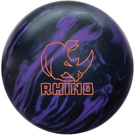 Brunswick Rhino Purple/Black Bowling Ball (10, Pounds)