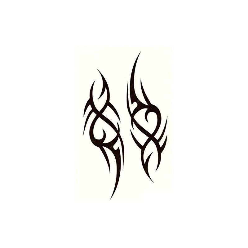 EROSPA Temporary Tattoo Sheet Tribal Design Waterproof 19 x 12