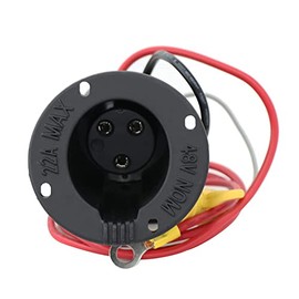 BestAccess Carrito de golf para coche DS 48V cargador receptáculo y fusible montaje para Club Car DS carrito de golf OEM #101802101 1017968-01 1018949-01