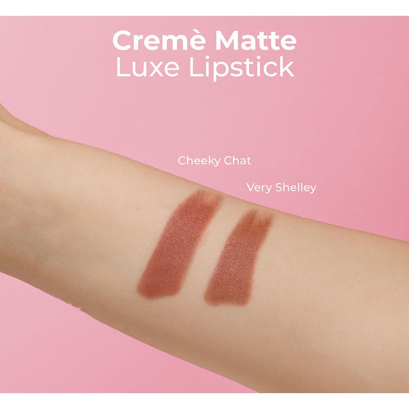 MCOBEAUTY CREME MATTE LUXE LIPSTICK - CHEEKY CHAT, #MCW373 MCOBEAUTY