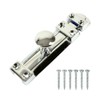 Chrome Door Bolts 4 Inch Flat Bolt Surface Door Latches