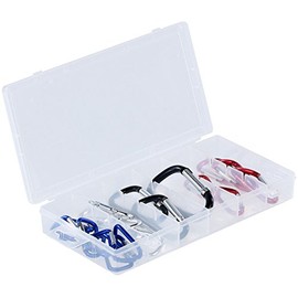 AGT Small Parts Assortment: Assortment Box D-Ring Carabiner, 25 Pieces (Small Parts Boxes, Assortment Box)