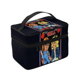 Chucky Makeup Pouch, Fashionable, Cosmetic Pouch, Portable, Functional, Large Capacity, Waterproof, Small Items, Lightweight, Business Trip, Travel Pouch, Ladies, Storage Pouch, Cosmetics Storage,