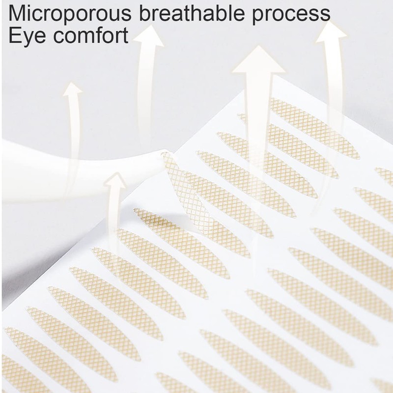 XPEX Pack of 480 Slip-On Lids Stripes, Double-Sided Eyelid Tapes,