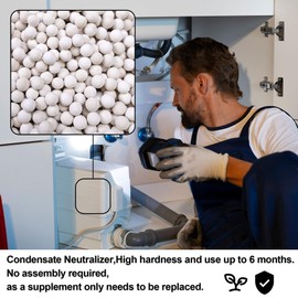 UCandy 5 lb Refill Condensate Neutralizer, Pickling Waste Liquid Neutralizer, Acidic Water Increases Alkalinity, Condensing Water Heater Neutralizer Filler, Condensate Neutralizes Balls