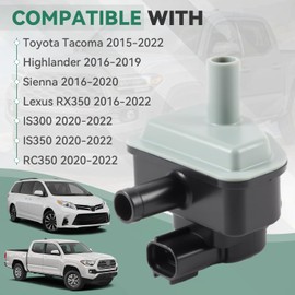 25860-0P090 Vapor Canister Purge Solenoid Valve Compatible with Toyota Corolla Tacoma Highlander Camry RAV4 Avalon Lexus NX200t NX300h GS200t IS200t RC200t RX350 RX350L LS500 NX300 IS300 ES350