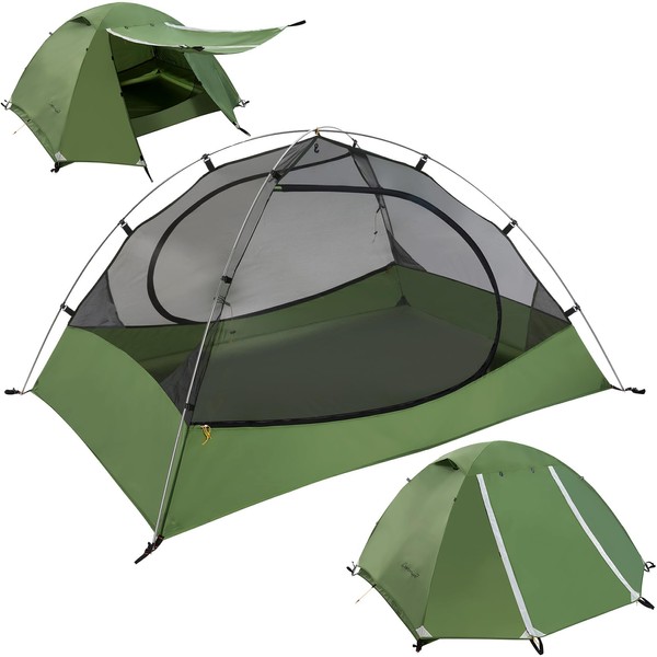 Clostnature Polaris Lightweight Backpacking Tent - 2 Person Ultralight Waterproof