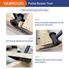 VANROUG Pallet Buster Tool, Pallet Tool Pry Bar, Heavy Duty
