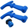 Hevituwhe New Premium Cooler Parts Kit 2 Silicone T-Latches +