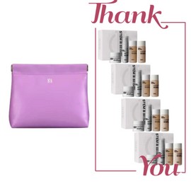 IOPE Signature Lavender Pouch + IOPE Stem 3 4-Piece Travel 4-Kit Set / 시그니처 라벤더 파우치+아이오페 스템3 4종 여행용 4키트 세트