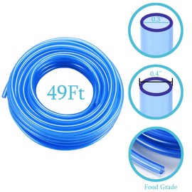 49 Ft Maple Syrup Tubing 5/16'' Maple Syrup Vacuum Tubing Food Grade Tree Tapping Tubing Line for Maple Syrup Tapping Supplies