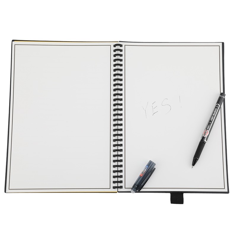 Smart Reusable Erasable Notebook with Pen for Writing Drawing Support