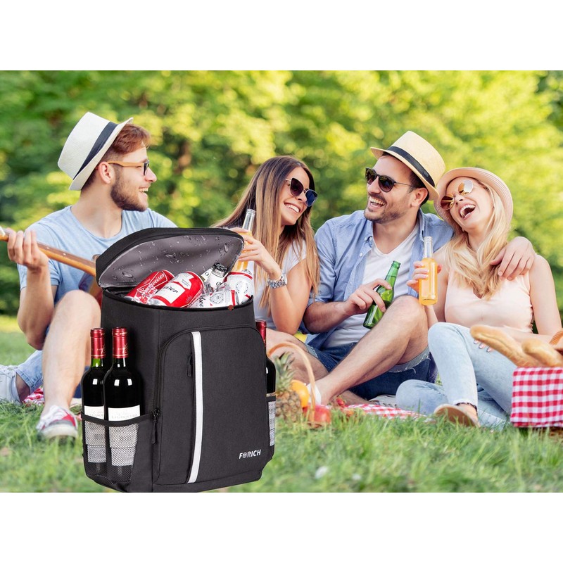 FORICH Backpack Cooler Leakproof Insulated Waterproof Backpack Cooler Bag, Lightweight