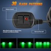 Nilight 40LED Green Emergency Strobe Traffic Advisor Light Bar with