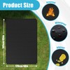 Fire Pit Mat for Decking, 65"×48" Reusable Fireproof Mat 165×120