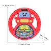 Fenteer Kids Steering Wheel Toy,Driving Controller,Game Hand Eye Coordination,Cartoon Sensory