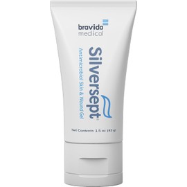 Silver-Sept Silver-Sept-Silver Gel Para Piel Y Heridas 1.5 Oz, Tubo Para Tratamiento De Úlceras De Pie Y Pierna, Cuidado De Quemaduras De 1Er Y 2Do Grado