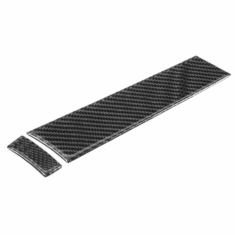 2pcs Carbon Fiber Driver Dashboard Panel Trim Cover Fit for