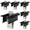 6 Piece End Clamp Bracket Balcony Power Station 30 mm,