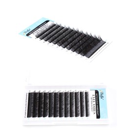 Bella Hair Real Siberian Mink Eyelash Extensions C Curl 0.15 Mixed Length 8-15mm Individual Natural Soft Mink Lashes for Professional Salon Use
