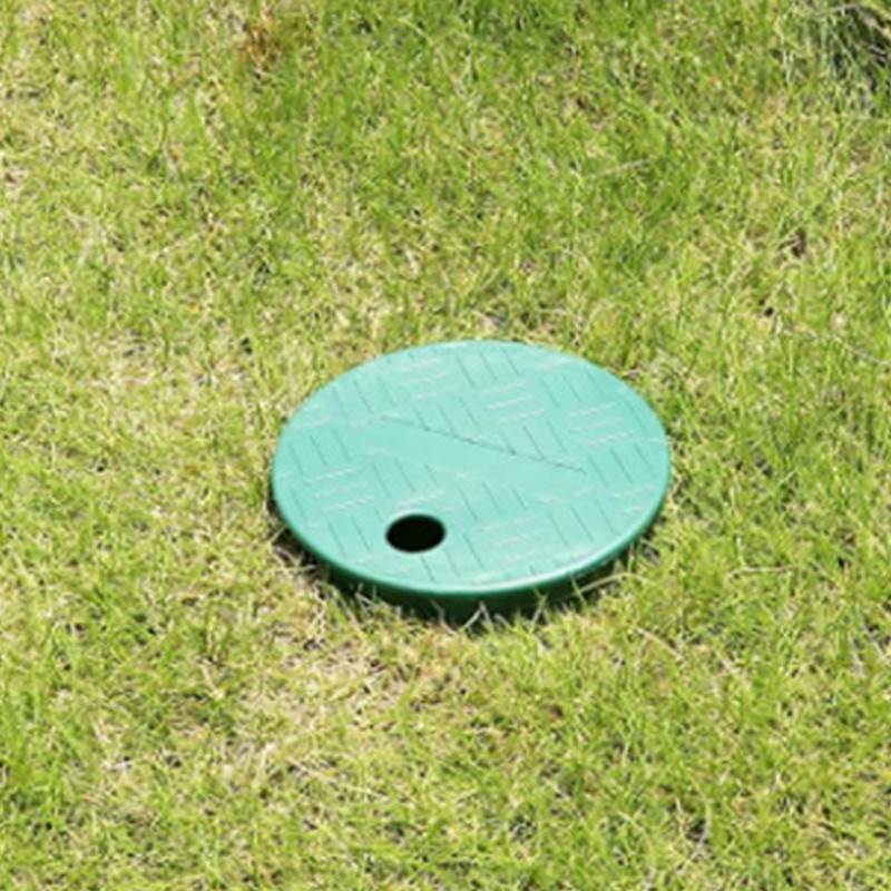 Green Valves Box Covers Lid For Round Sprinkler Systems Irrigation