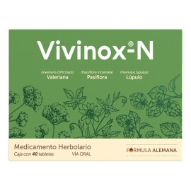 Vivinox-n Medicamento Herbolario 40 Tabletas