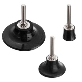 Bestgle 3 Pcs 1, 2, 3 Inch Roll Lock Disc Pad Holder 1/4 Shank Universal Quick Change Sanding Discs Die Grinder Pad Holder for Polishing, Sanding, Surface Preparation