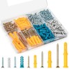 Timotech Juego de Anclajes y Tornillos para Panel de Yeso,
