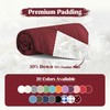 puredown® Soft Feather Down Throw Blanket Lightweight Packable Couch Throw