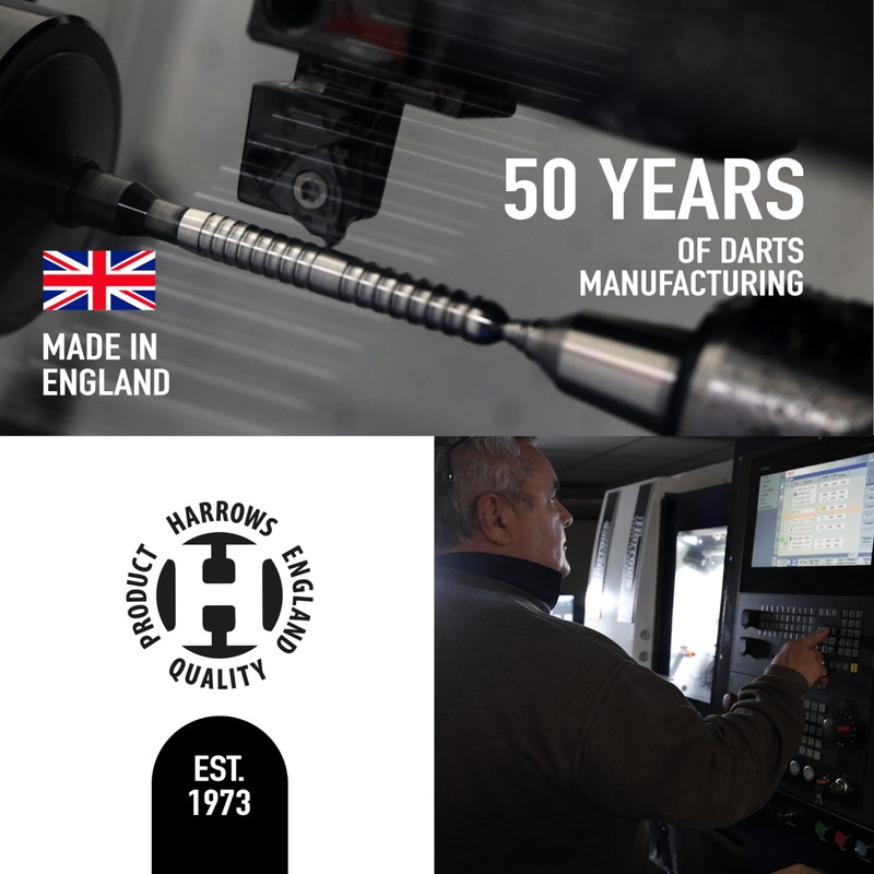 Harrows Damon Heta 'Series 2' 90% Tungsten Steel Tip Darts