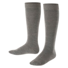 Falke Girls 11488 Comfort Wool Kh Stockings Grey (Dark Grey 3070 ) One Size