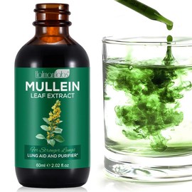 Hatmanlabs Mullein Leaf Extract - Mullein Drops for Lung - 60ml - Specification: Mullein Drops for Lung*2