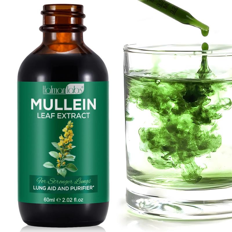 Hatmanlabs Mullein Leaf Extract - Mullein Drops for Lung -