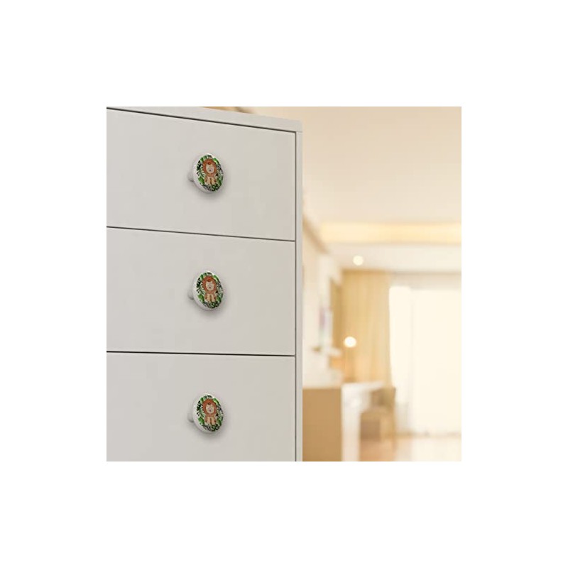 Little Lion in The Jungle Drawer Knob (Material : High